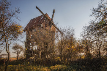 Wiatrak w Kościelcu-Kolonii © Slawomir