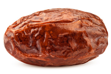 Dates isolated on white background, clipping path, full depth of field