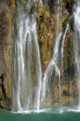 Fototapeta na wymiar waterfall in the forest - Sillans - la - Cascade , France