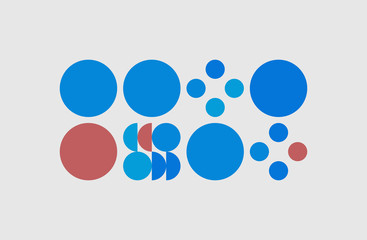 Unusual Vector Abstract Geometric Artwork