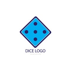 dice logo vector
