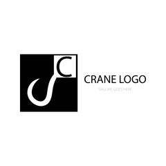 crane logo vector