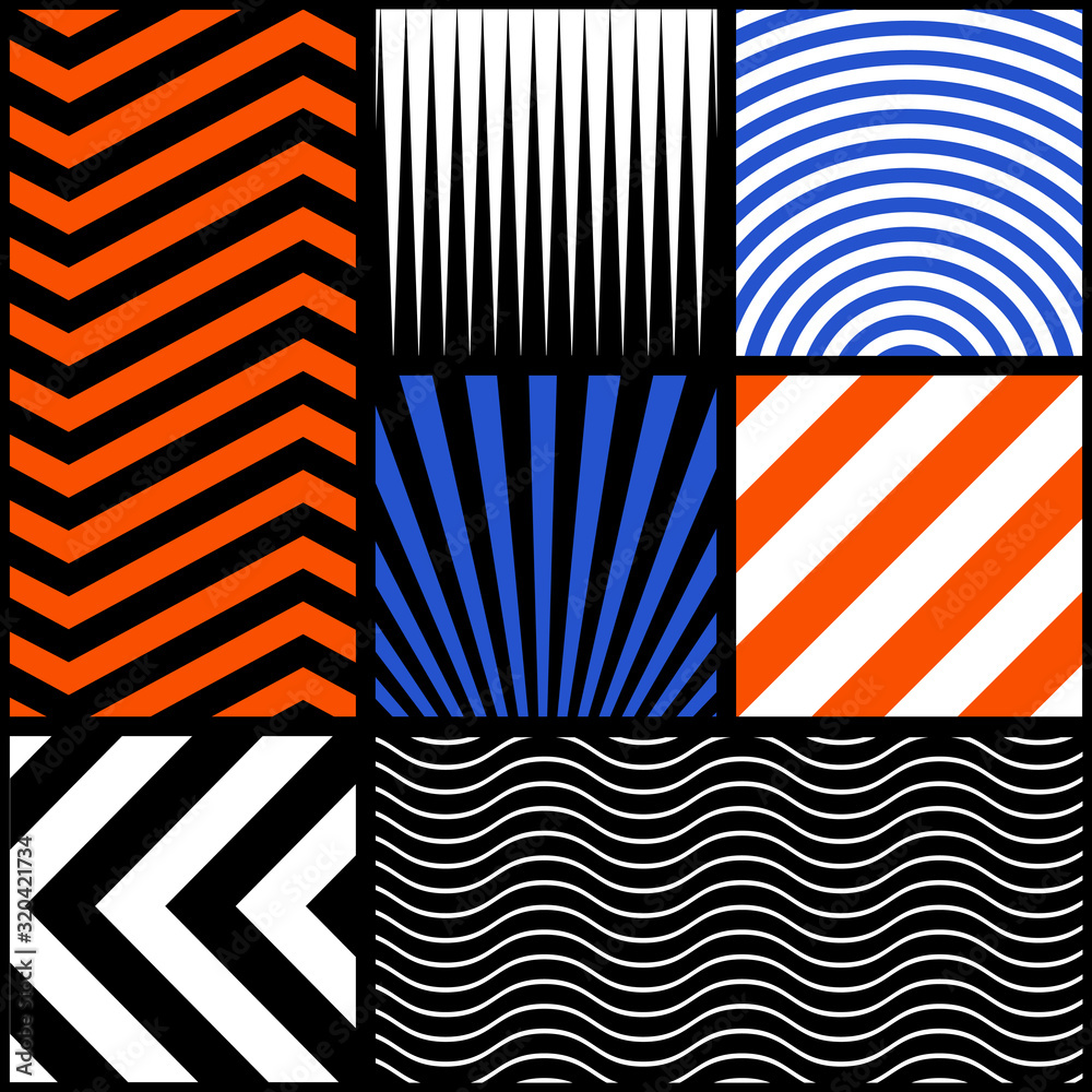Aufkleber minimal seamless geometric pattern vector design.