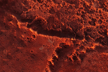 Mars surface Elements of this image were furnished by NASA.