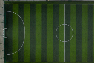 Striped soccer field background, Green grass soccer field background