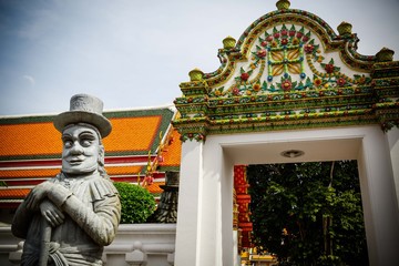 Statue at temple in Bangkok