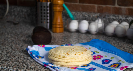fresh corn tortilla