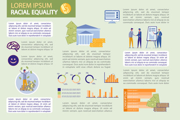 Banking Infographics Set with Business People.
