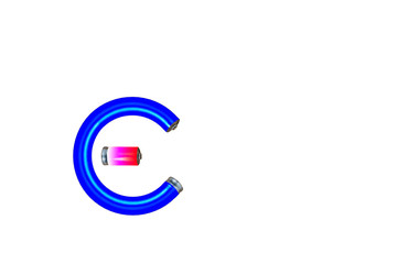 Collage of small batteries