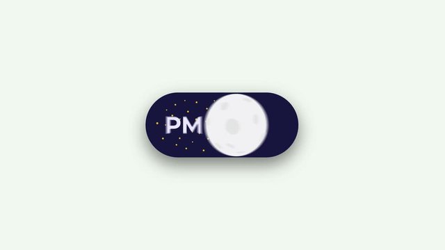 User interface toggle Switch on off day and night