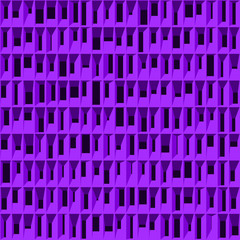 Abstract Structure Blocks Generative Art background illustration