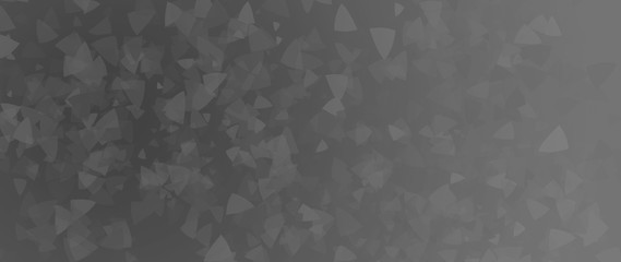 Obraz premium Abstract black geometric texture. Black banner concept. Gray background