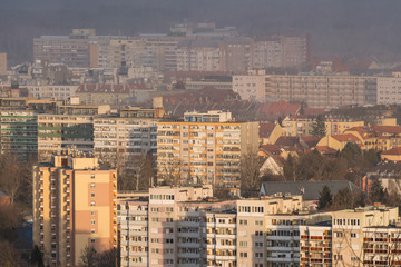 Old panel apartments in Zalaegerszeg