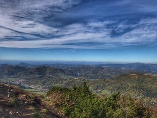 panoramic view of the coast