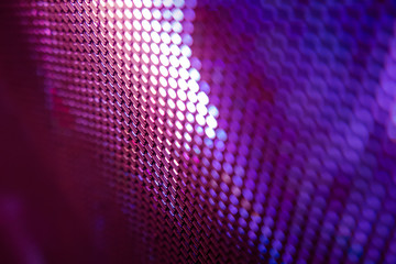 CloseUp LED blurred screen. LED soft focus background. abstract background ideal for design.