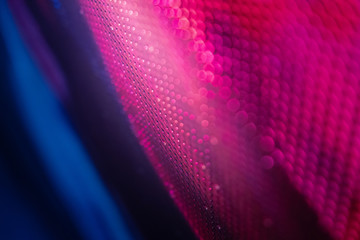 CloseUp LED blurred screen. LED soft focus background. abstract background ideal for design.
