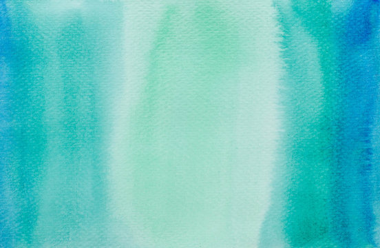 Blue Water Color Paint Background