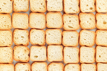 Sliced bread on white, isolated. Background