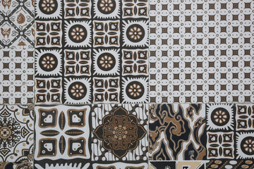 Traditional ornate portuguese decorative tiles