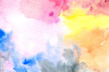 colorful watercolor paint
