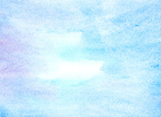 blue water color paint background