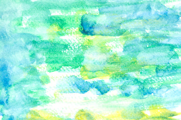 green watercolor background