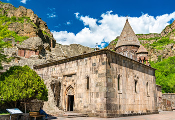 Fototapeta na wymiar Geghard monastery, UNESCO world heritage in Armenia