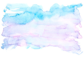 blue watercolor background with splashes