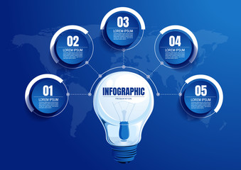 infographic business data, process chart design template for presentation. abstract timeline elements, vector illustration, EPS10.