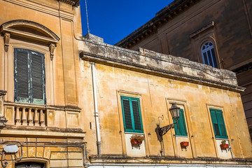 In the old town of Lecce Puglia Italy