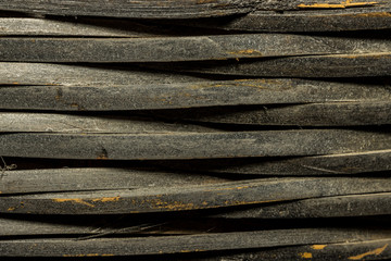 close up wicker basket texture