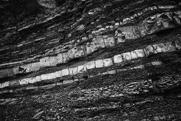 An image of a rocky wall.