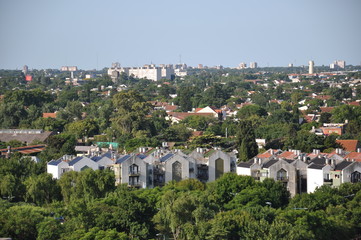 Housing complex among the trees