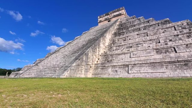 Chichen Itza, one of the largest Maya cities, a large pre-Columbian city built by the Maya people. The archaeological site is located in Yucatan State, Mexico 