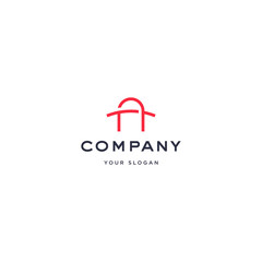 Bridge logo icon illustration vector template