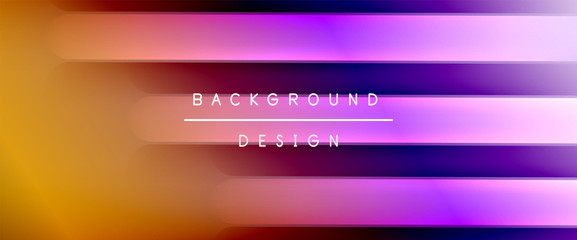 Dynamic trendy fluid color gradient abstract background with flowing wave lines. Vector Illustration