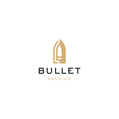 Bullet logo icon illustration vector template