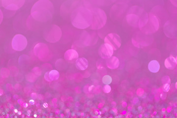 Abstract elegant pink purple glitter vintage sparkle with bokeh defocused
