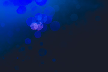 Blue abstract bokeh