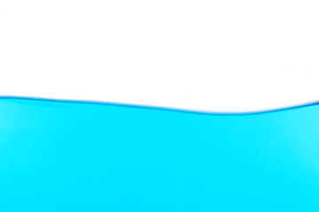 The surface of the blue water