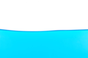 The surface of the blue water