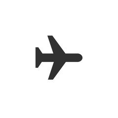 Obraz premium UI No signal airplane mode icon. Stock Vector illustration isolated on white background.