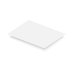 Blank empty magazine, album or book template. vector