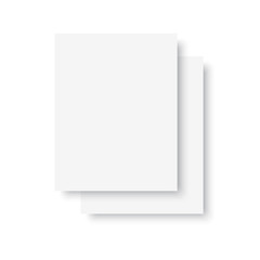 Blank empty magazine, album or book template. vector