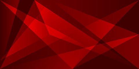 Fototapeta premium abstract triangle shape background texture overlap red color
