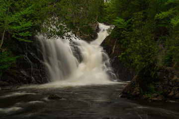 Fototapeta premium Chute Archambault Waterfall in Canada - Long Exposure