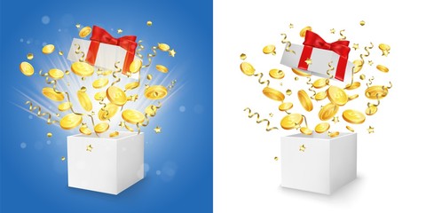 Cash back reward program, vector concept for banner, poster