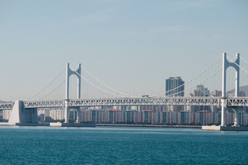 Bridge in Busan, Korea.
