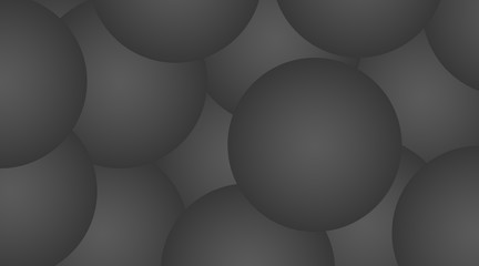 abstract black background with circles