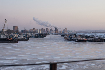 view of  Khabarovsk, Russia.